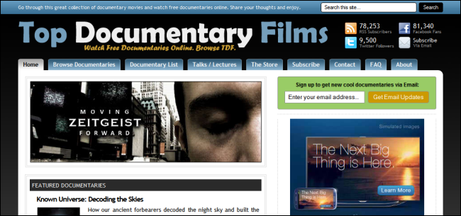 Top Documentary Films