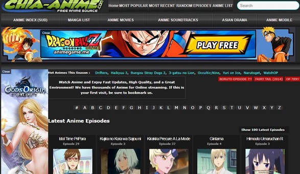 Chia-Anime15 Best Kissanime Alternatives reddit 2019