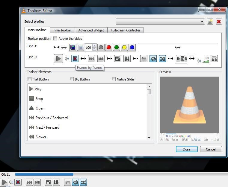 Frame by Frame in VLC