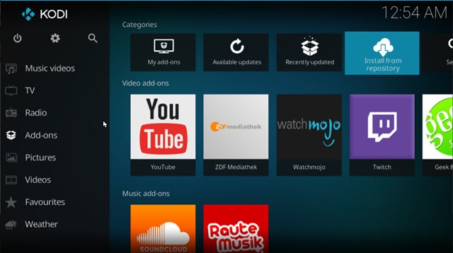 Kodi on Roku