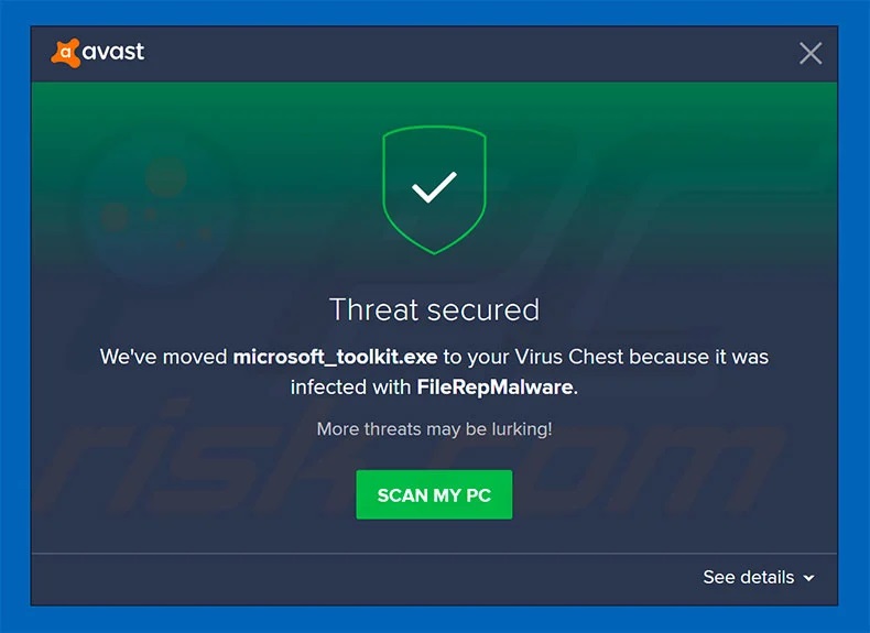 what is FileRepMalware pup