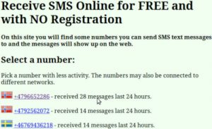 sms verification service