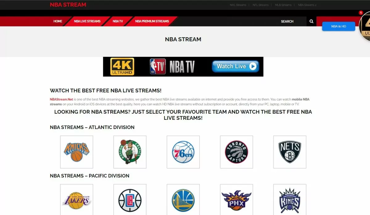 NBAstreams