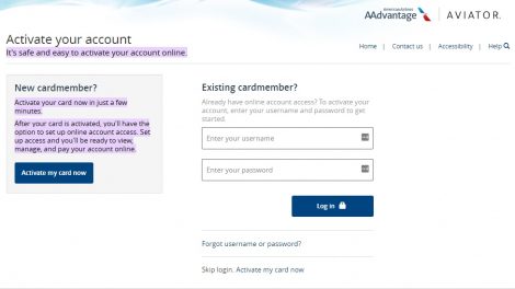 aviator mastercard/activate