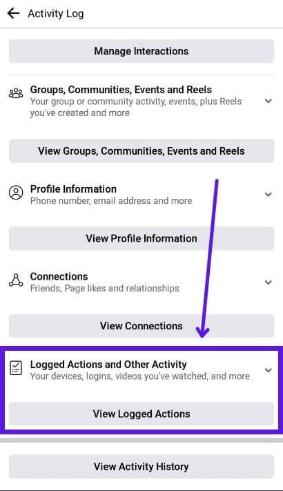 how to see liked videos on facebook app