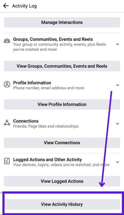 how to see liked videos on facebook app