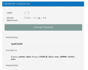 domain password generator