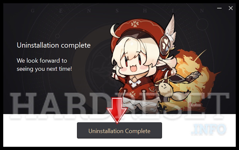 genshin impact app uninstall