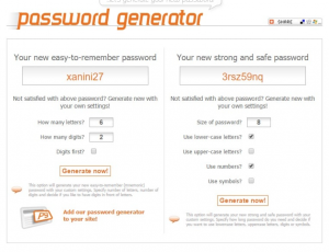 generate passwords