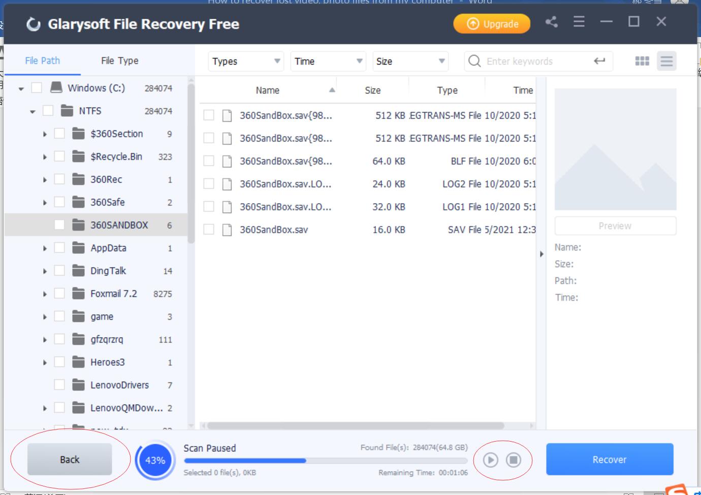 glarysoft file recovery