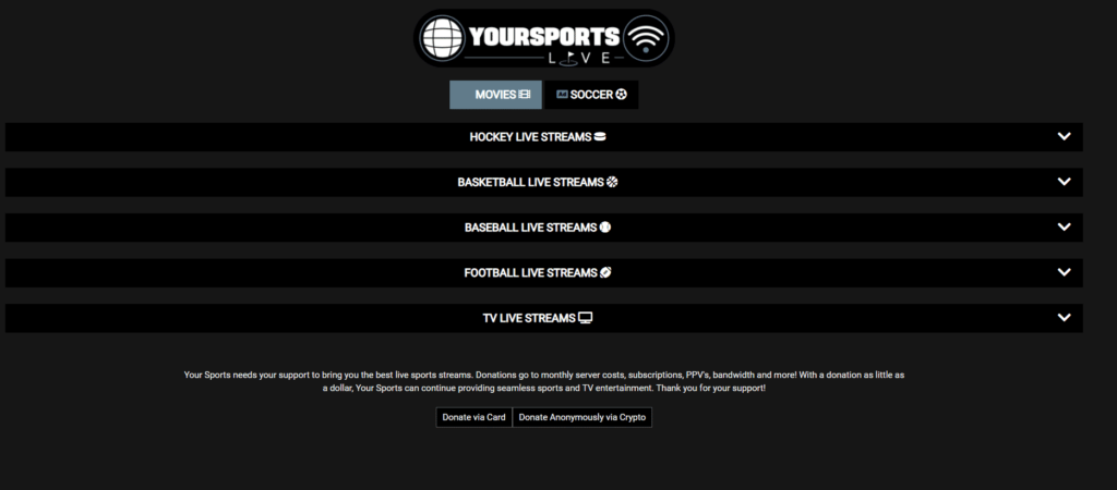 YourSports.Stream