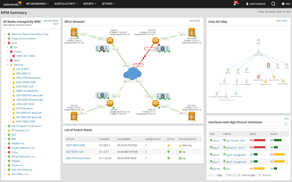 solarwinds npm