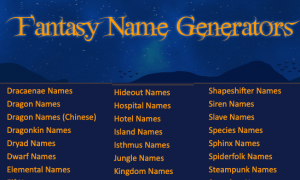 Some Tips for Naming Your Fanfiction