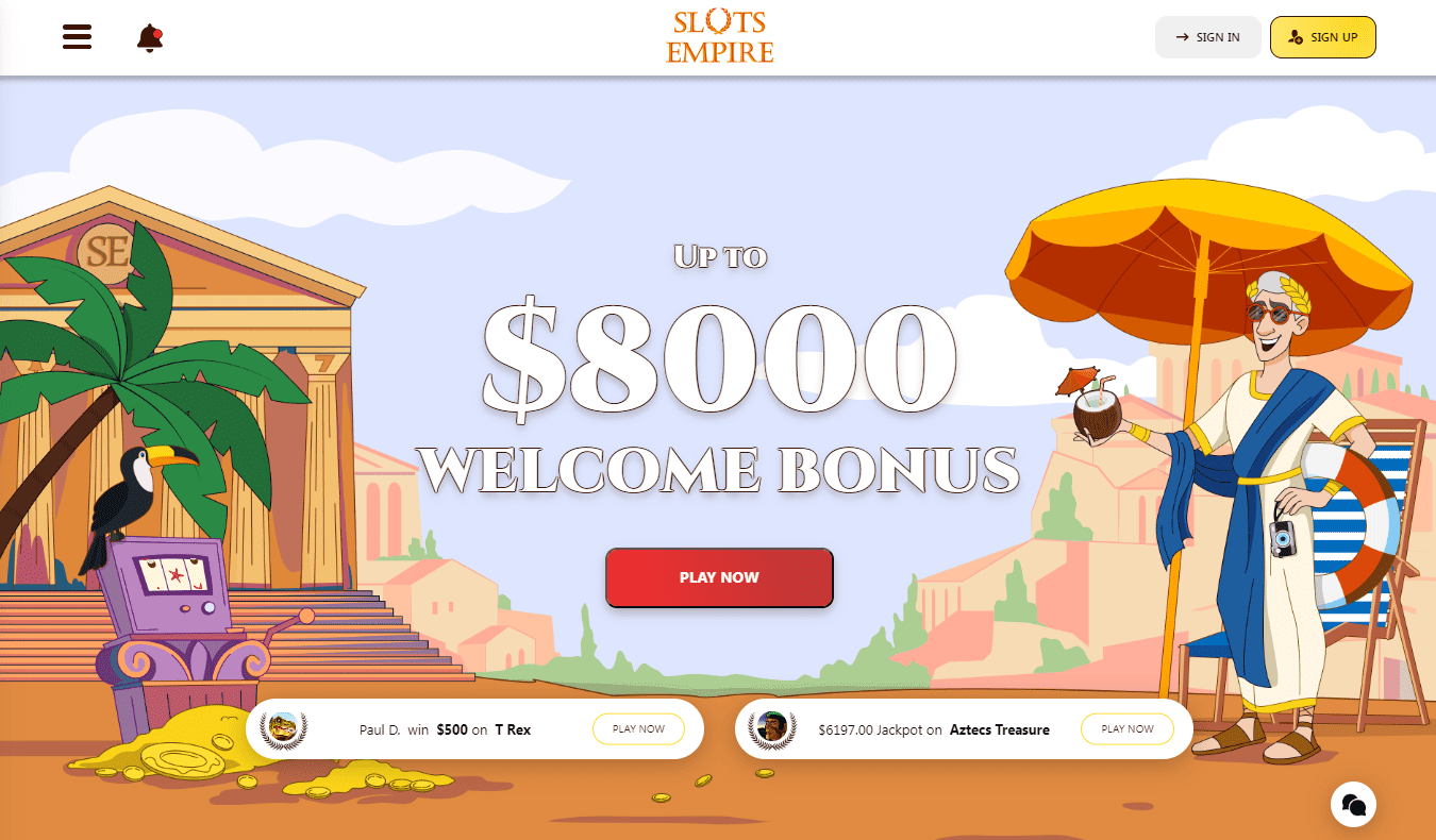 10.  Slots Empire: A Mobile Site Like EveryGame