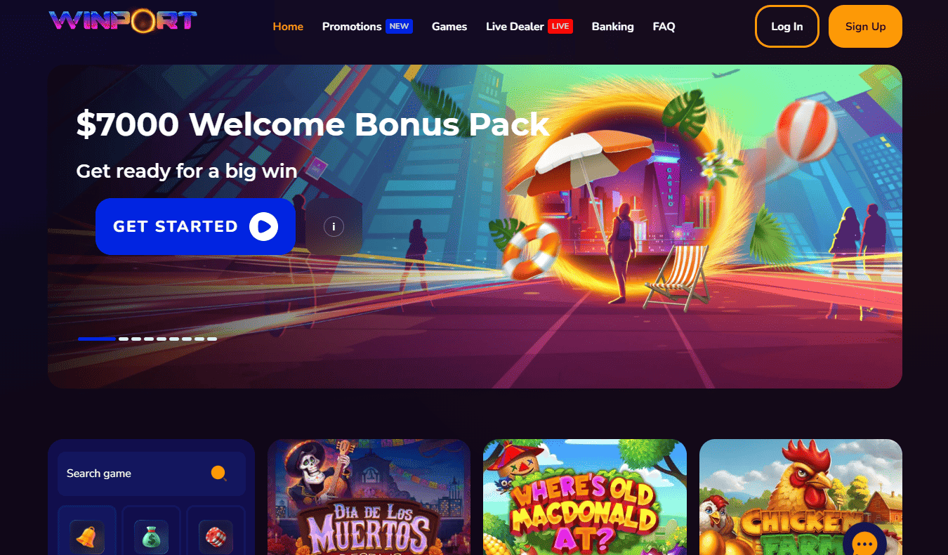 1.  Winport Casino: A Fast-Payout Site Like EveryGame
