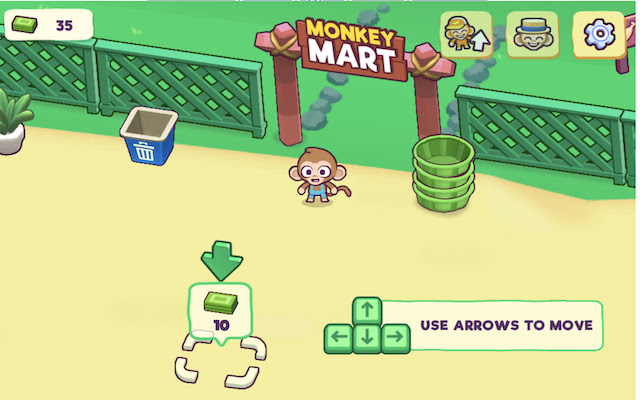 You operate your supermarket in Monkey Mart